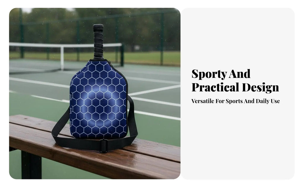 Pickleball Paddle Bag Neoprene Material Pickleball Bag Versatile Carry Choices Adjustable Strap for Athletes