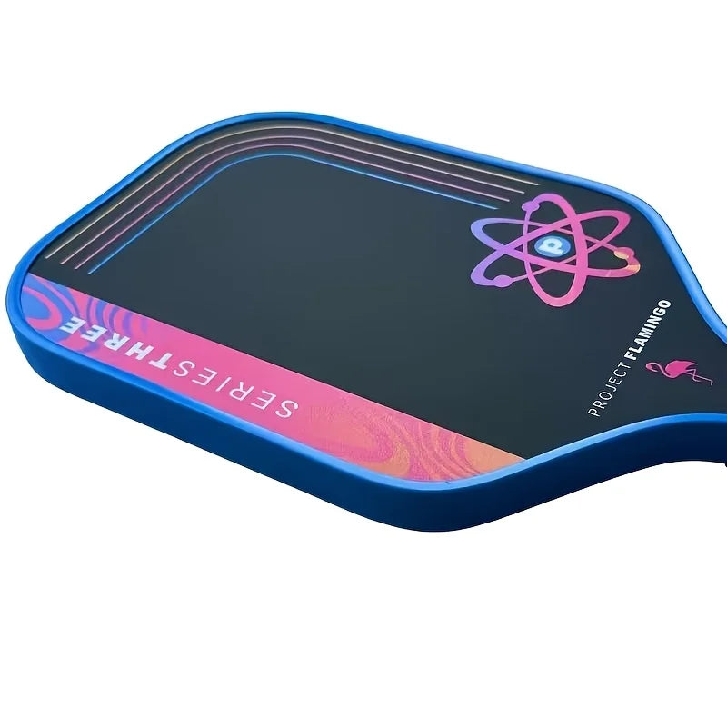 PROJECT PEACOCK Pickleball Paddle, T700 Carbon Fiber Textured Surface, Polymer Honeycomb Core 16MM, Balanced Power&Spin&Control