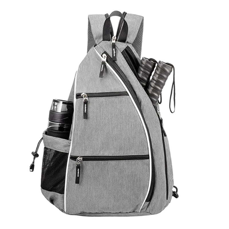 Pickleball Bag for Man and Women Pickleball Backpack Adjustable Crossbody Sling Bag Tennis Bag Pickleball Paddle Bag