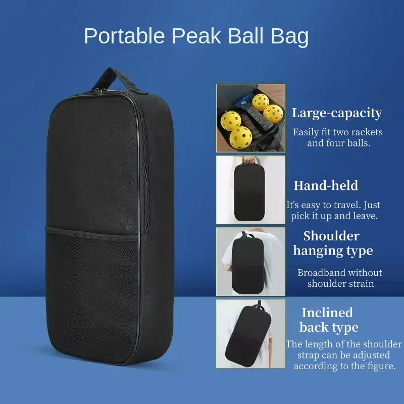 Pickleball Racket Bag Large Capacity Portable Handbag Storage Bag Women Men Outdoor Sports Professional Pickleball Bag