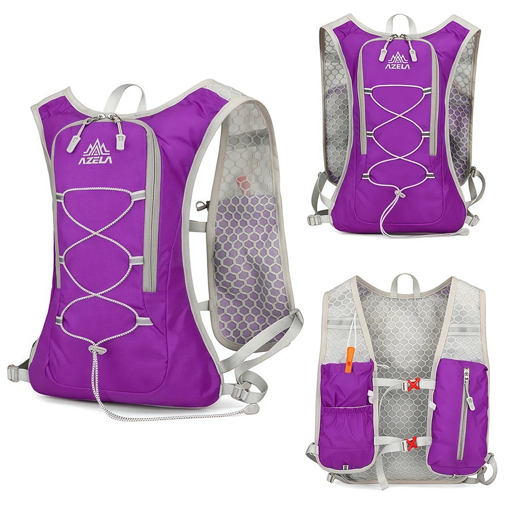 1PCS Running Vest for Women & Men, Lightweight Hydration Backpack Pack for Trail Running, Marathon, Hiking, Cycling, Jogging