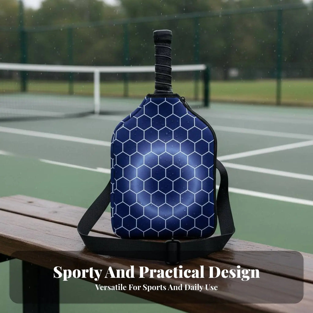 Pickleball Paddle Bag Neoprene Material Pickleball Bag Versatile Carry Choices Adjustable Strap for Athletes