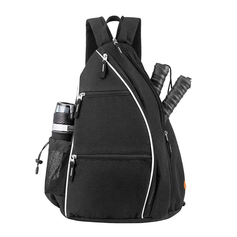 Pickleball Bag for Man and Women Pickleball Backpack Adjustable Crossbody Sling Bag Tennis Bag Pickleball Paddle Bag