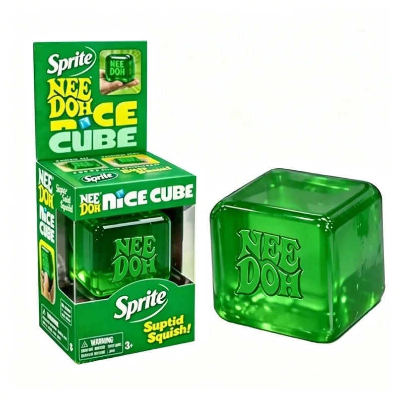 Trending Nee Doh Jellyfish & Cube Squish Toy, Soft Jelly Squeeze Stress Relief Fidget Toy, Sensory NeeDoh for Kids & Adults