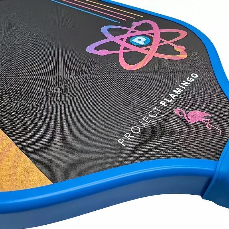 PROJECT PEACOCK Pickleball Paddle, T700 Carbon Fiber Textured Surface, Polymer Honeycomb Core 16MM, Balanced Power&Spin&Control