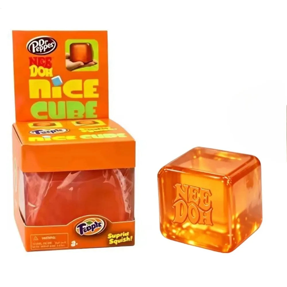 Trending Nee Doh Jellyfish & Cube Squish Toy, Soft Jelly Squeeze Stress Relief Fidget Toy, Sensory NeeDoh for Kids & Adults