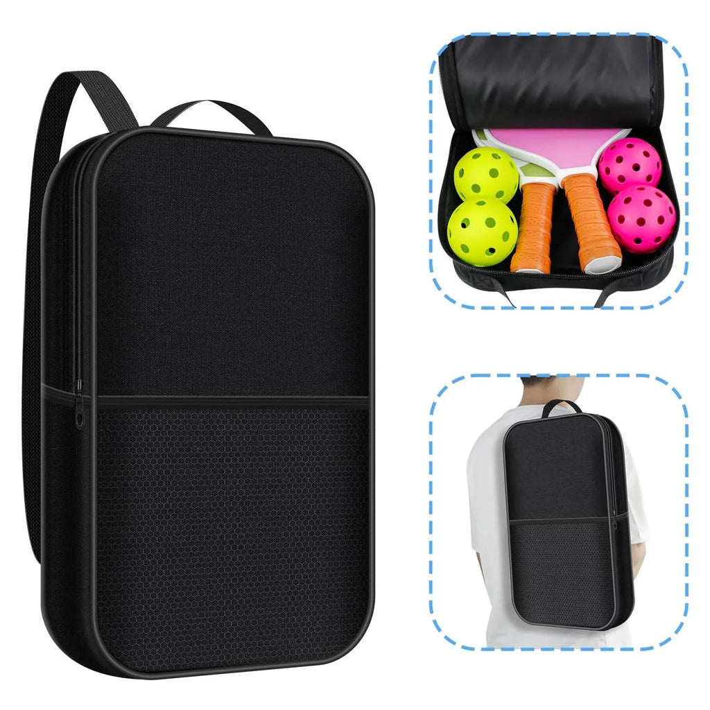 Pickleball Racket Bag Large Capacity Portable Handbag Storage Bag Women Men Outdoor Sports Professional Pickleball Bag