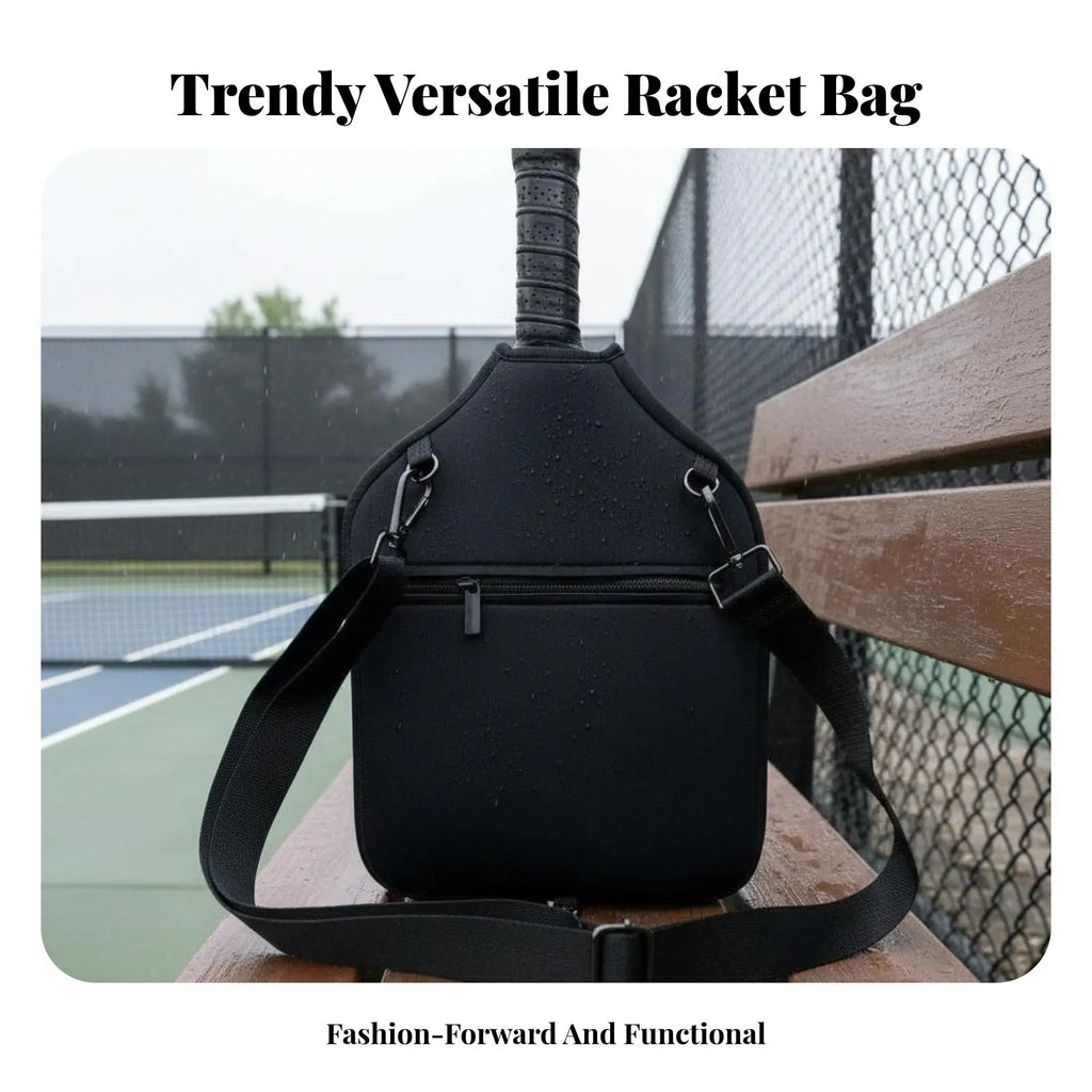Pickleball Paddle Bag Neoprene Material Pickleball Bag Versatile Carry Choices Adjustable Strap for Athletes