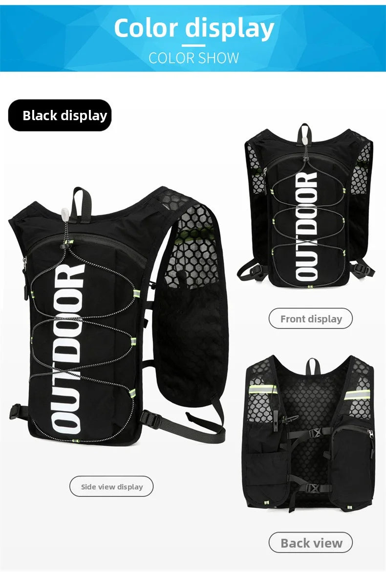1PCS Running Hydration Vest Backpack,Lightweight Water Backpack,Hydration Backpack Running Vest for Hiking Biking for Women Men