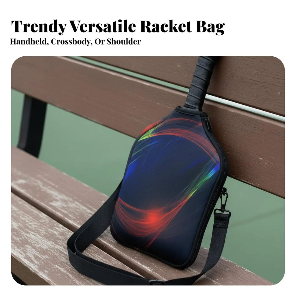 Pickleball Paddle Bag Neoprene Material Pickleball Bag Versatile Carry Choices Adjustable Strap for Athletes
