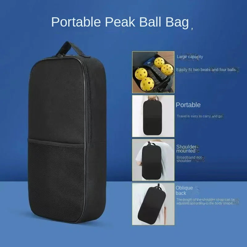 Pickleball Racket Bag Large Capacity Portable Handbag Storage Bag Women Men Outdoor Sports Professional Pickleball Bag