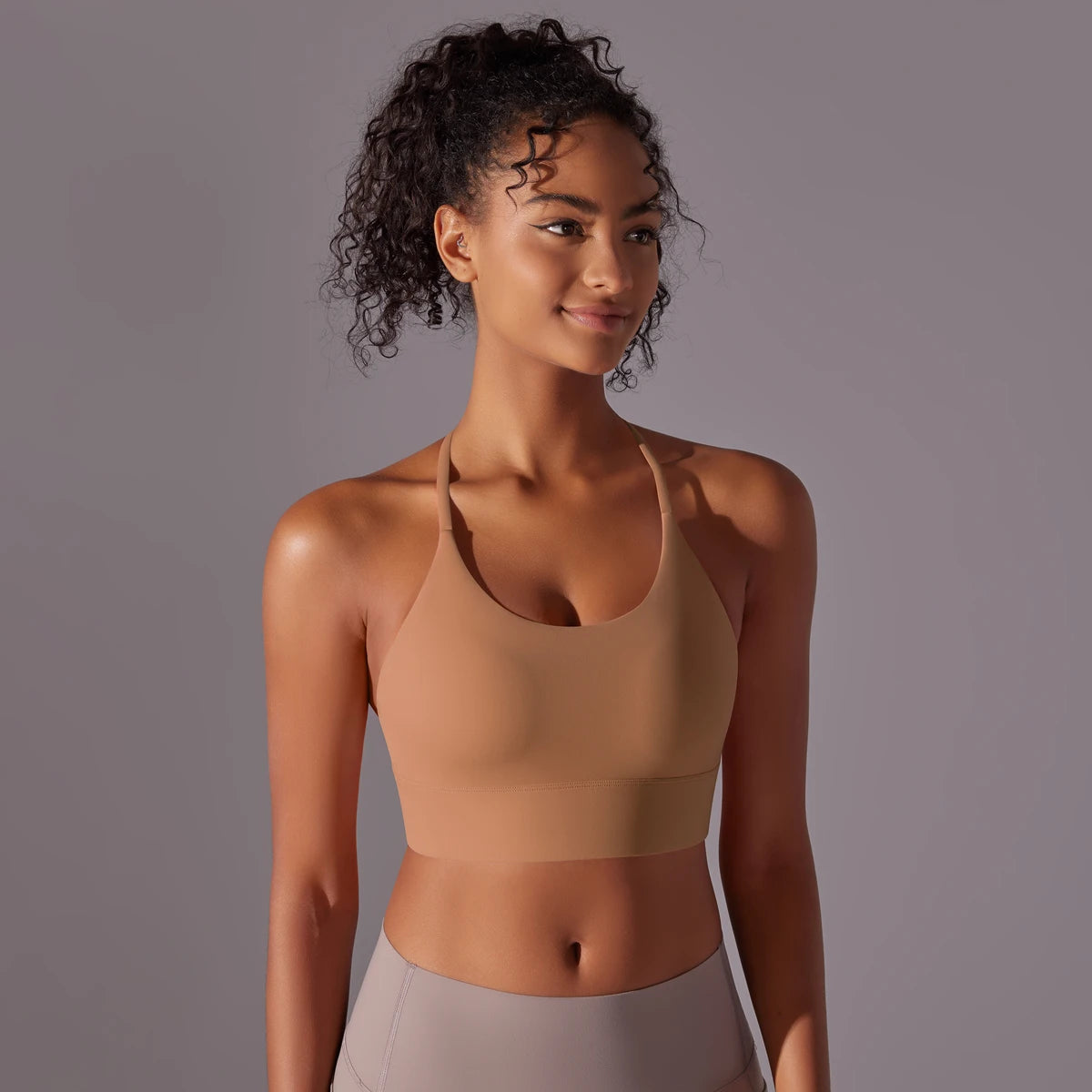 Sport Bra Soft Backless Sexy Women Fitness Bra Tights Yoga Vest High Strength Shockproof Gym Sports Top Push Up With Chest Pad