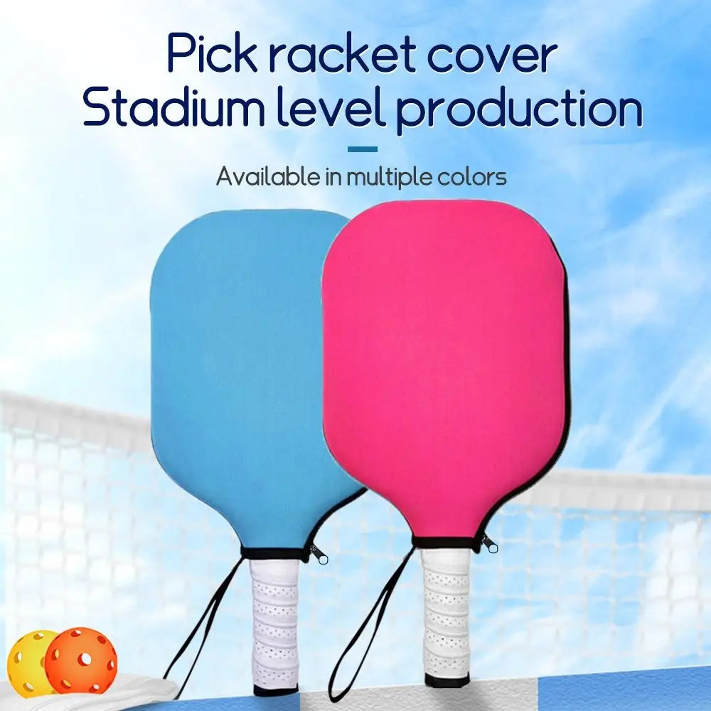New Neoprene Pickleball Racket Sleeve Lightweight Pickleball Accessories Pickleball Paddle Cover Waterproof Protector Bag