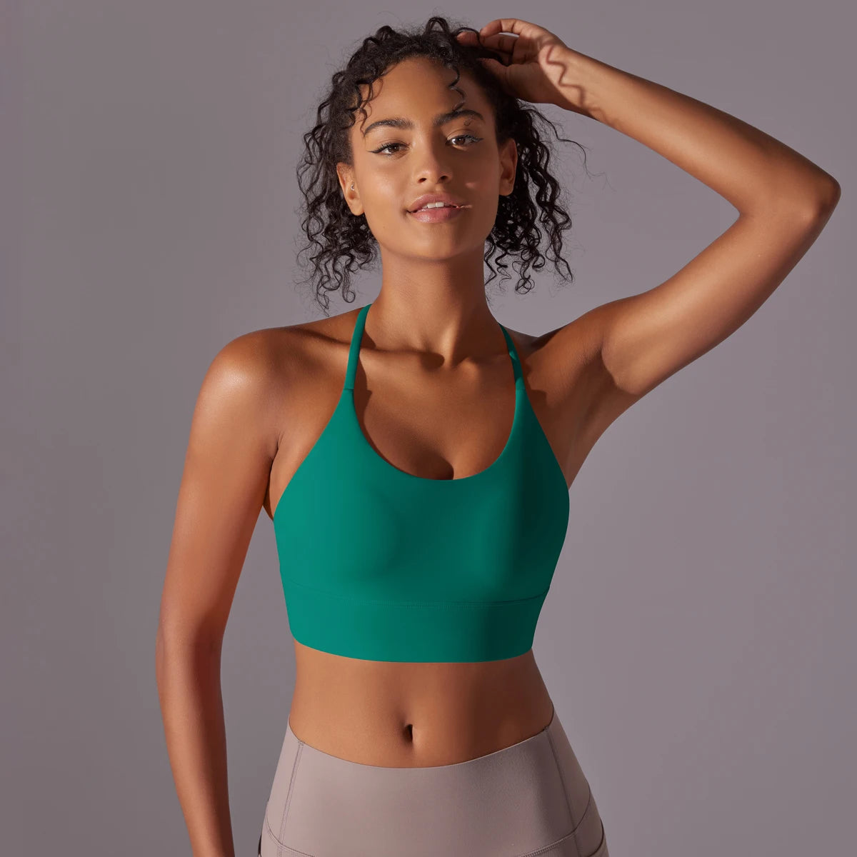 Sport Bra Soft Backless Sexy Women Fitness Bra Tights Yoga Vest High Strength Shockproof Gym Sports Top Push Up With Chest Pad