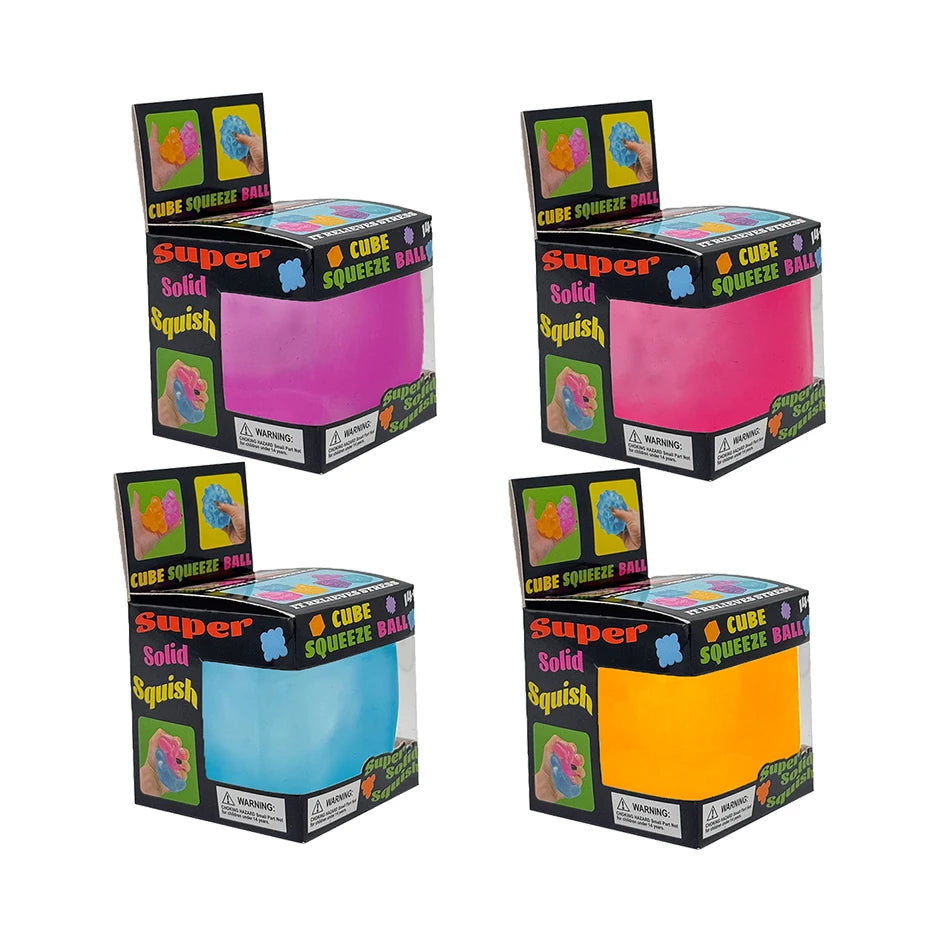 Schylling Needoh Nice Cube Sensory Fidget Cube Stress Relief Anxiety Sensory Tool for Focus ADHD & Office Desk Calming Gadget