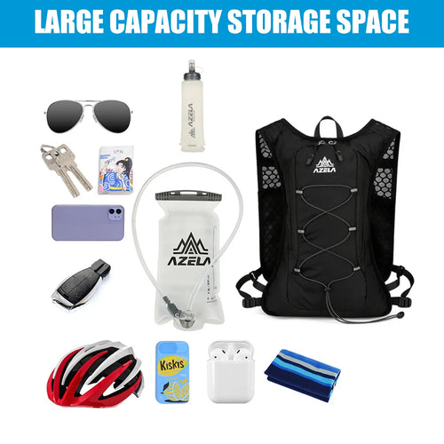 1PCS Running Vest for Women & Men, Lightweight Hydration Backpack Pack for Trail Running, Marathon, Hiking, Cycling, Jogging