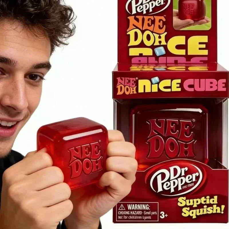 Trending Nee Doh Jellyfish & Cube Squish Toy, Soft Jelly Squeeze Stress Relief Fidget Toy, Sensory NeeDoh for Kids & Adults